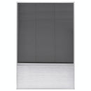 plisseret insektnet til vinduer aluminium 80 x 120 cm med afskygning