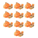 surringsbånd 10 stk. 0,4 ton 6 m x 25 mm orange
