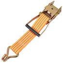 surringsbånd med skralde 10 stk. 2 ton 8 m x 50 mm orange