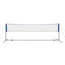 badmintonnet-sæt med fjerbolde 500 x 155 cm