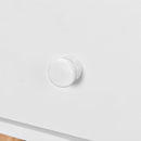 sengebord 2 stk. massivt fyretræ 40 x 30 x 61 cm hvid