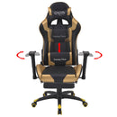Gaming Stol Guld 70 x 71 x 136 cm Kunstlæder