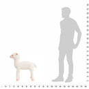 stående tøjdyr alpaca plysstof XXL hvid