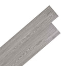 Gulvplanker Mørkegrå 5,02 m² 36 stk. PVC
