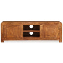 tv-skab 120x30x40 cm massivt træ honningfarvet finish