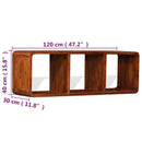 tv-skab 120x30x40 cm massivt træ honningfarvet finish
