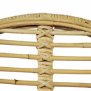 spisebordsstole 2 stk. naturligt rattan