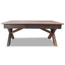 sofabord 110x60x45 cm blandet genbrugstræ