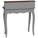 skrivebord 80x40x92 cm massivt mahognitræ