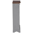 vinreol 55x23x85 cm massivt mahognitræ