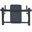 vægmonteret fitness-dipstation sort