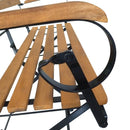 foldbar havebænk 112 cm massivt akacietræ