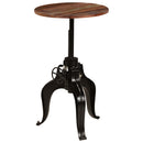 barbord massivt genbrugstræ 60 x (76-110) cm