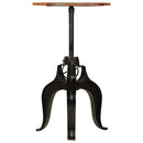 barbord massivt genbrugstræ 60 x (76-110) cm