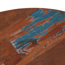 barbord massivt genbrugstræ 60 x (76-110) cm