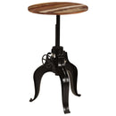 barbord massivt genbrugstræ 60 x (76-110) cm