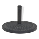 parasolfod resin rund sort 29 kg
