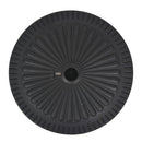 parasolfod resin rund sort 29 kg