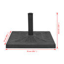 parasolfod resin firkant sort 19 kg