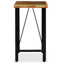 barbord 60x60x107 cm massivt genanvendt træ