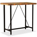 barbord 120x60x107 cm massivt genbrugstræ