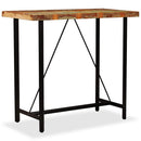 barbord 120x60x107 cm massivt genbrugstræ