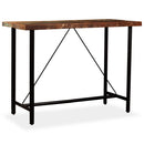 barbord 150x70x107 cm massivt genbrugstræ