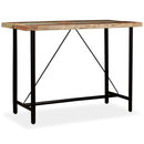 barbord 150x70x107 cm massivt genbrugstræ