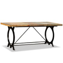 spisebord 180 cm massivt genbrugstræ