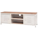 tv-bord 120x30x40 cm hvid