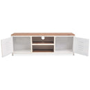 tv-bord 120x30x40 cm hvid