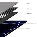 presenning 650 g/m² 4 x 8 m blå
