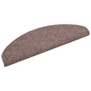 trappemåtter selvklæbende 15 stk. 65x21x4 cm lys brune halvrund store