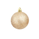julekuglesæt 100 stk. 3/4/6 cm rosenfarvet/guldfarvet