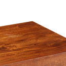 skrivebord 110x50x76 cm massivt akacietræ honningfarvet finish