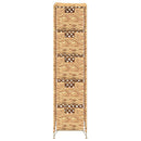opbevaringsenhed med 6 kurve 47 x 37 x 100 cm vandhyacint