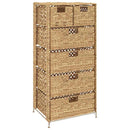 opbevaringsenhed med 6 kurve 47 x 37 x 100 cm vandhyacint