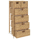 opbevaringsenhed med 6 kurve 47 x 37 x 100 cm vandhyacint