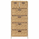 opbevaringsenhed med 6 kurve 47 x 37 x 100 cm vandhyacint