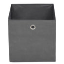 opbevaringskasser 4 stk. 32x32x32 cm ikke-vævet stof grey