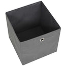 opbevaringskasser 4 stk. 32x32x32 cm ikke-vævet stof grey