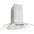 ø-emhætte 90 cm LCD-display touchsensor 756 m³/t. LED