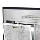 ø-emhætte 90 cm LCD-display touchsensor 756 m³/t. LED