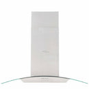 ø-emhætte 90 cm rustfrit stål 756 m³/t LED