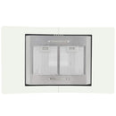 ø-emhætte 90 cm rustfrit stål 756 m³/t LED
