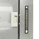 ø-emhætte 90 cm rustfrit stål 756 m³/t. LED