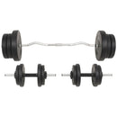 vægtstangs- og håndvægtssæt 60 kg