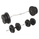 vægtstangs- og håndvægtssæt 60 kg