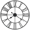 vægur i vintagestil kvarts-urværk metal 80 cm XXL