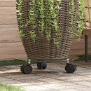 plantevogne 2 stk. hærdet glas 28 cm rund